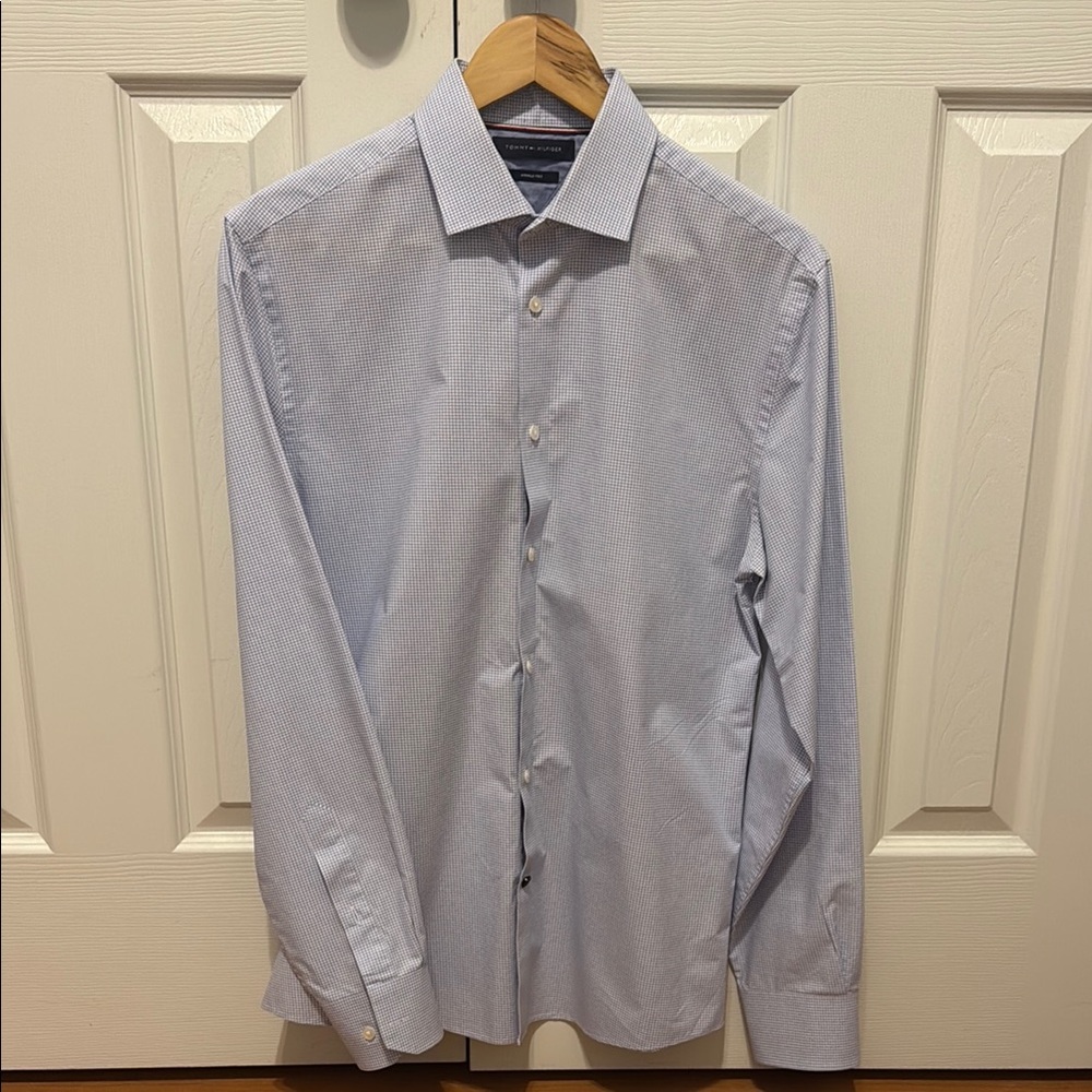 Tommy Hilfiger Men's Blue Dress Shirt